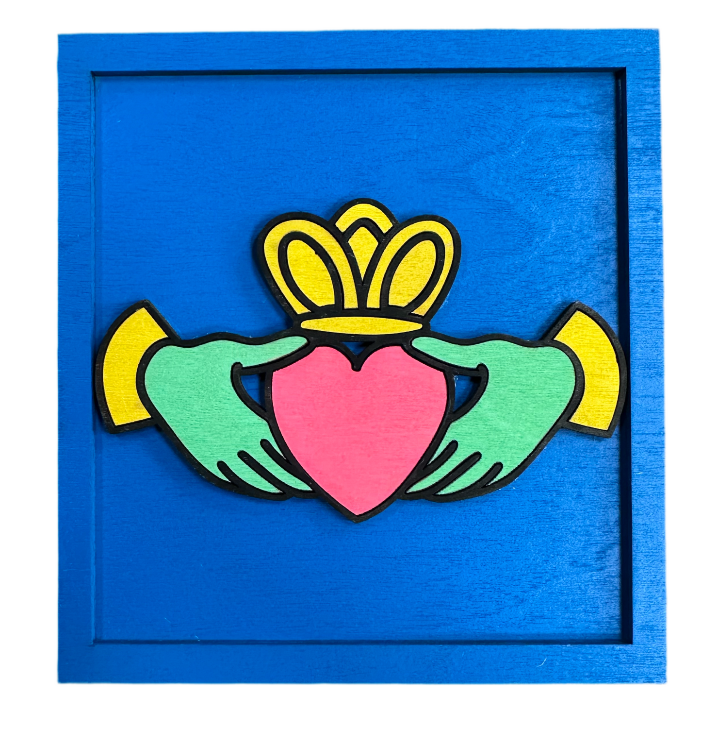 Blue Claddagh Mini